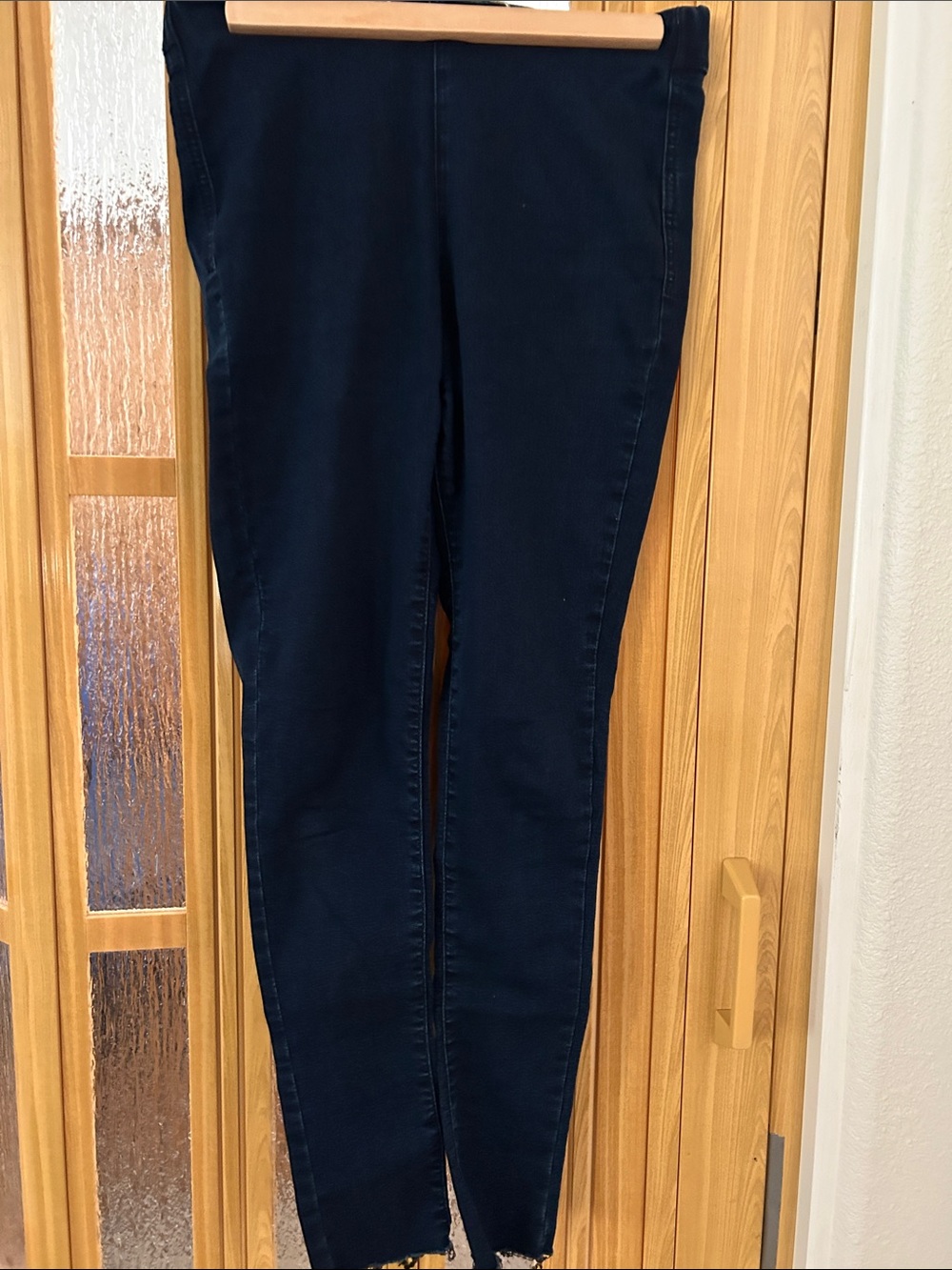 Free People Navy Skinny Stretch Jeans
